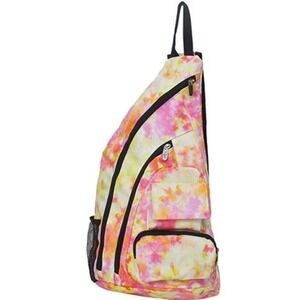 Tie Dye Sling Backpack Women Colorful Crossbody Bag Casual Travel Daypack